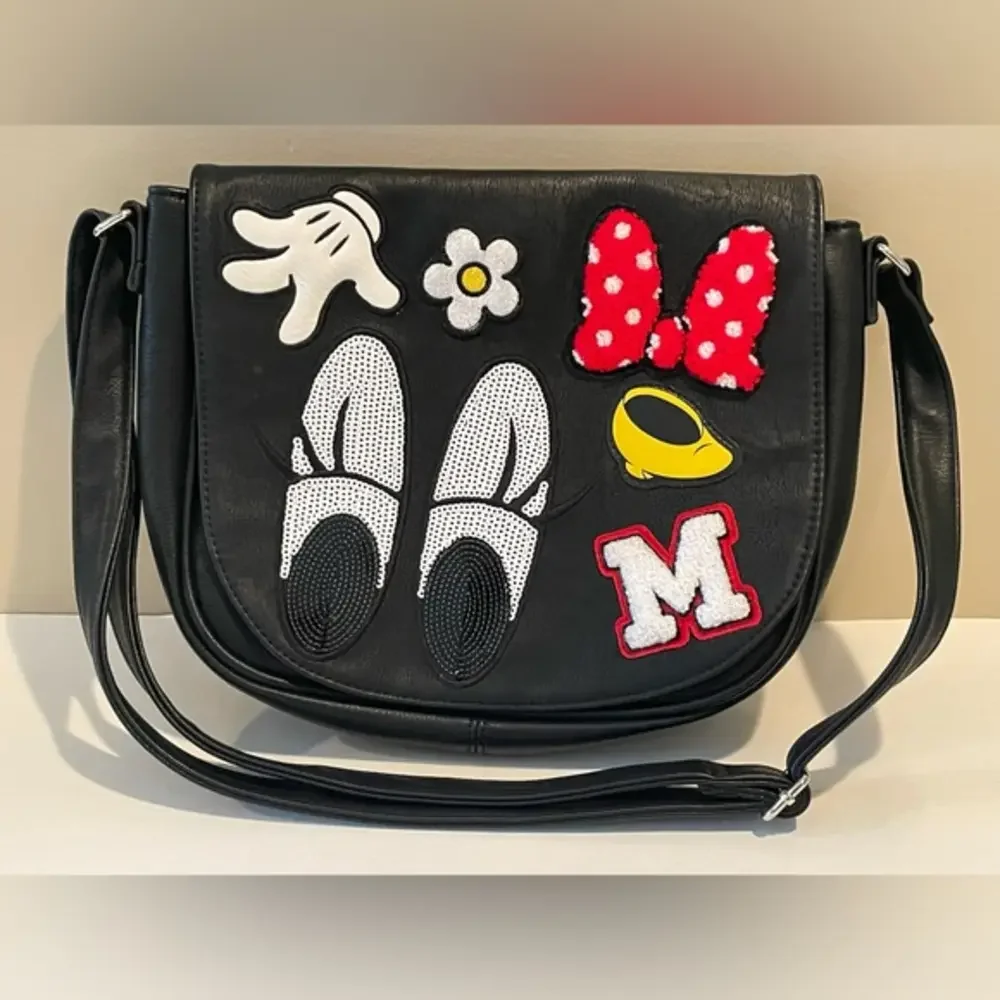 Disney LoungeFly Box Lunch Minnie Mouse‎ Purse Crossbody Messenger Bag RARE